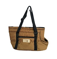 Cartera transportador de mascotas perros y gatos camello talla S